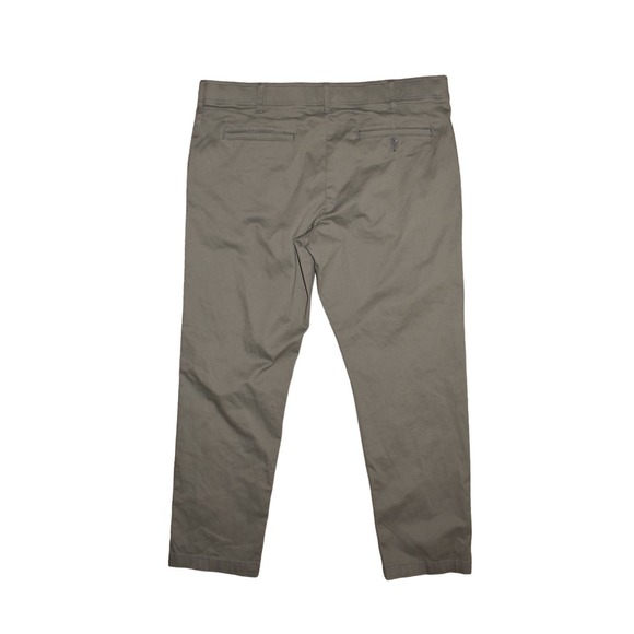 LEE NEW $58 Flat Front Motion Flex Slim‎ Straight Pant Gray Men's 40 - Picture 2 of 3